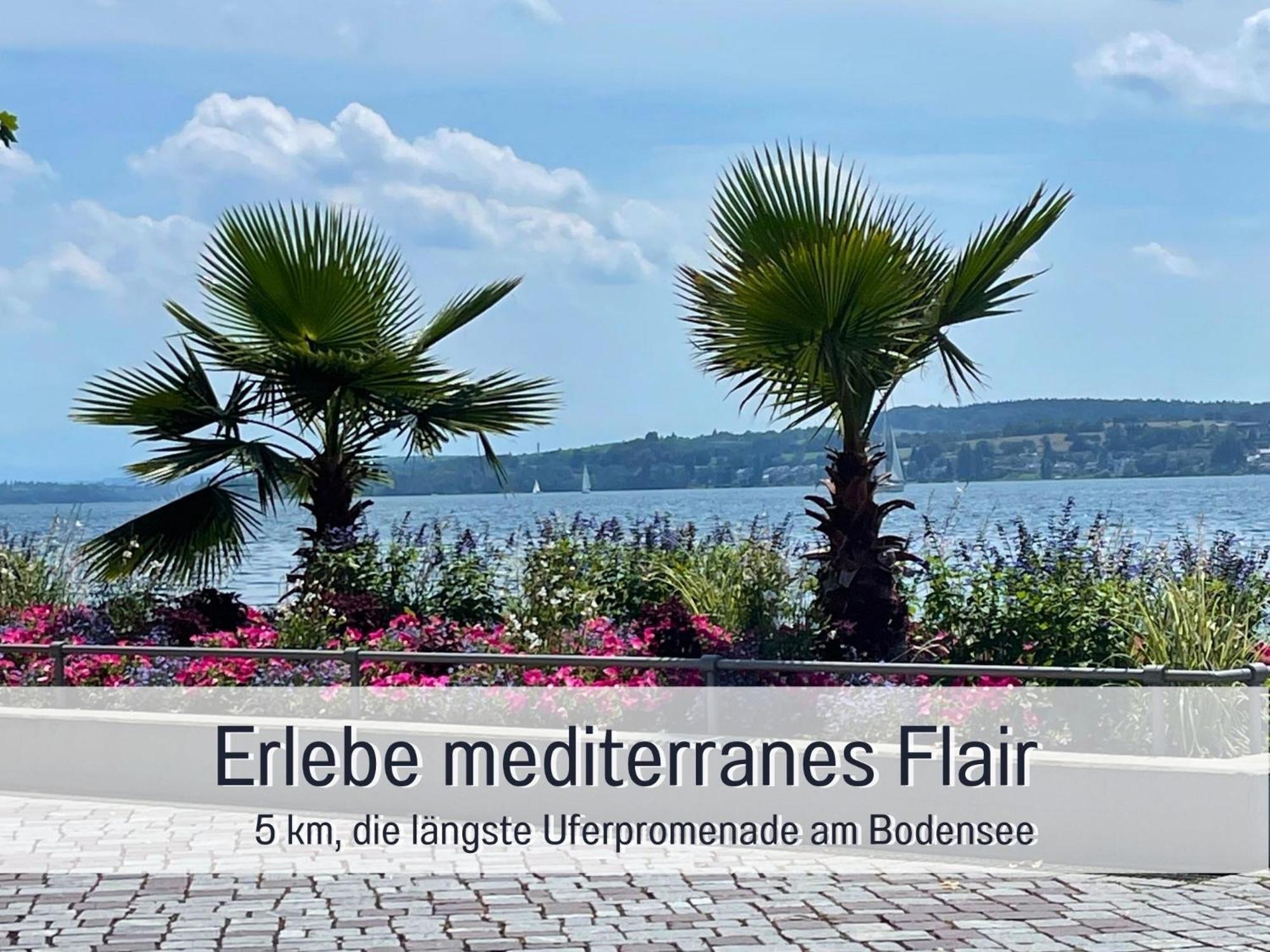 Sonnenterrasse - 3 Schlafzimmer, Whirlpool & Alpenblick - Perfekt Fuer Romantik Oder Familienurlaub Mit Kind , Hund Willkommen By Ferienwohnenamsee - Uberlingen Exterior foto