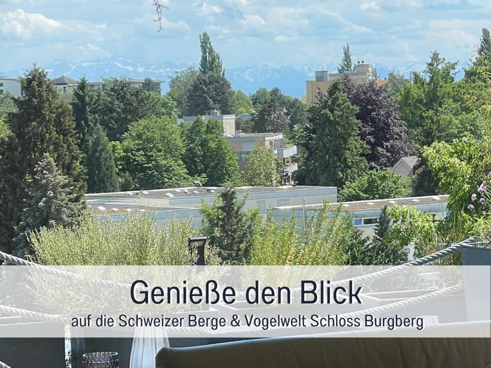 Sonnenterrasse - 3 Schlafzimmer, Whirlpool & Alpenblick - Perfekt Fuer Romantik Oder Familienurlaub Mit Kind , Hund Willkommen By Ferienwohnenamsee - Uberlingen Exterior foto